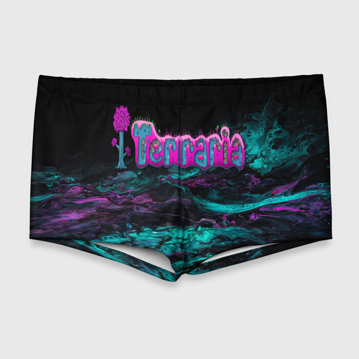 Мужские купальные плавки 3D Terraria фото