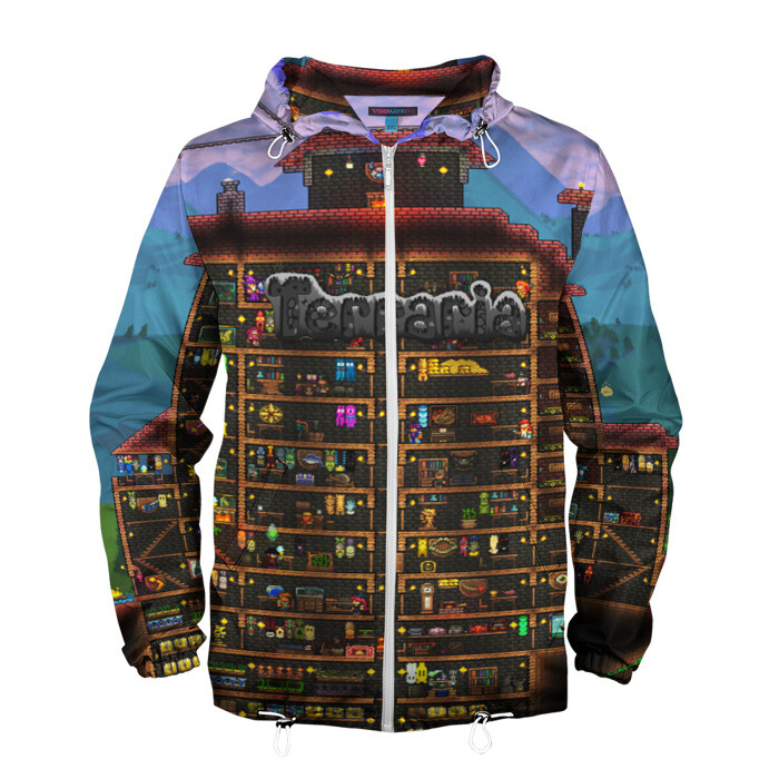 Мужская ветровка 3D TERRARIA фото