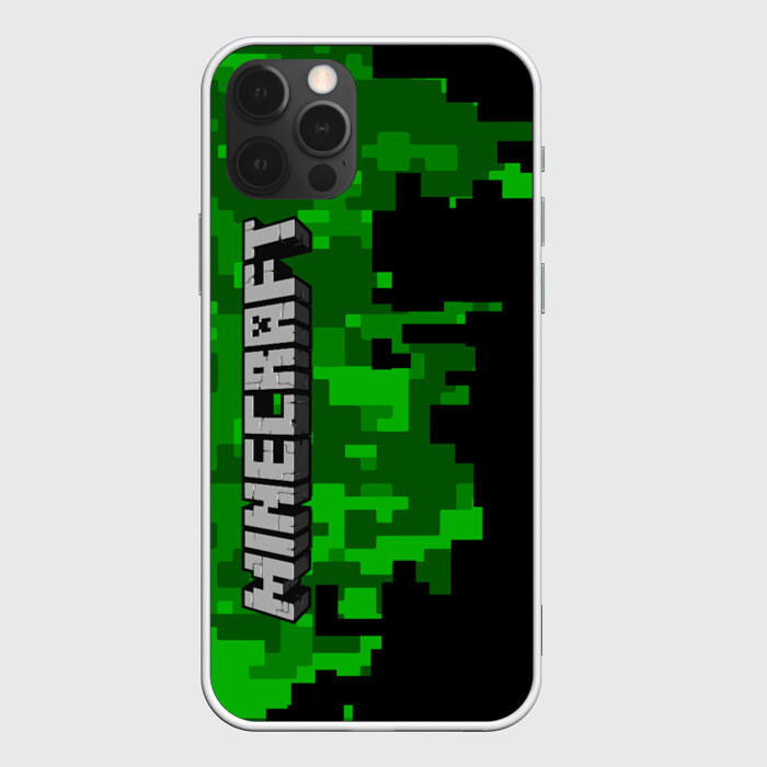 Чехол для iPhone 12 Pro Max MINECRAFT фото