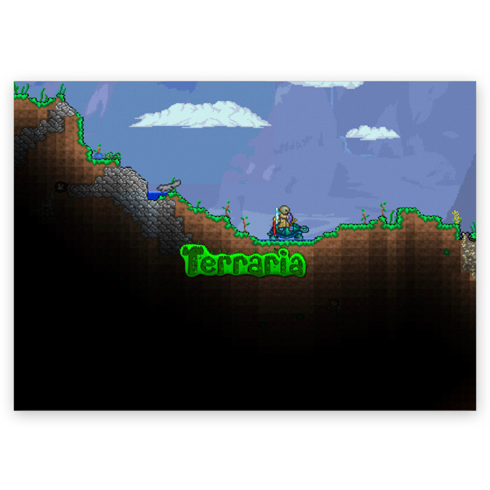 Поздравительная открытка terraria game фото