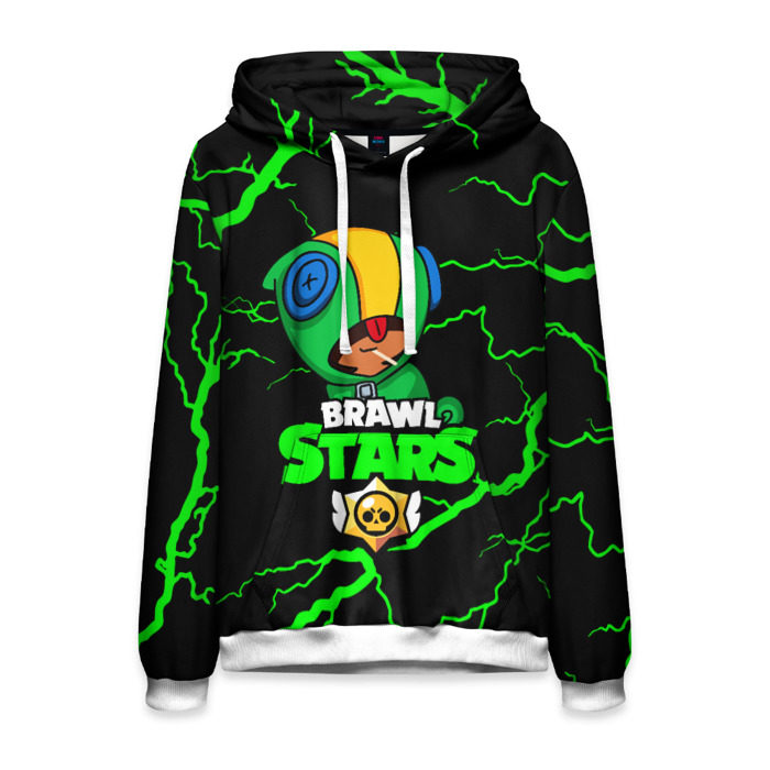 Мужская толстовка 3D BRAWL STARS LEON фото