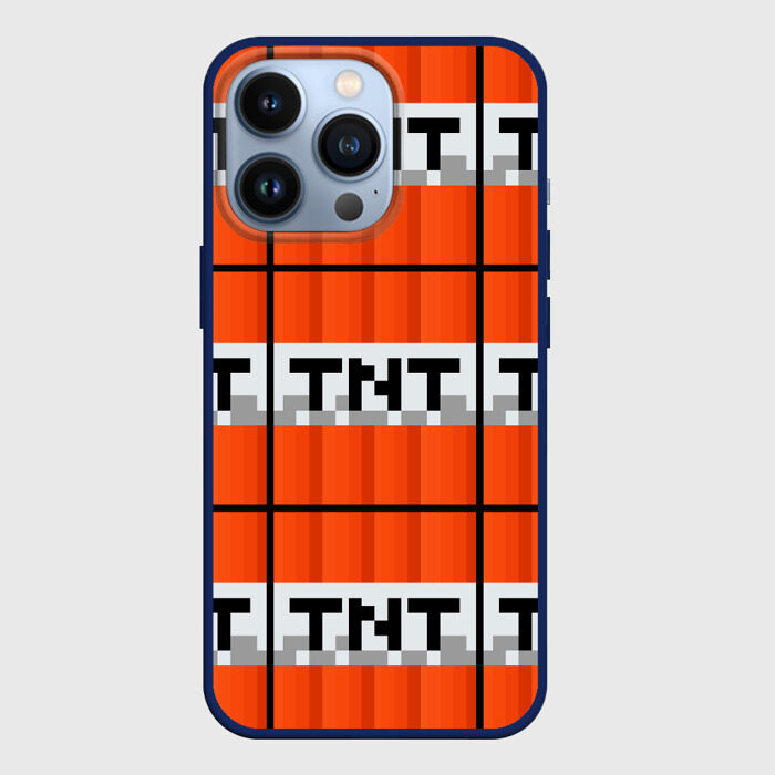 Чехол для iPhone 13 Pro Minecraft Динамит фото