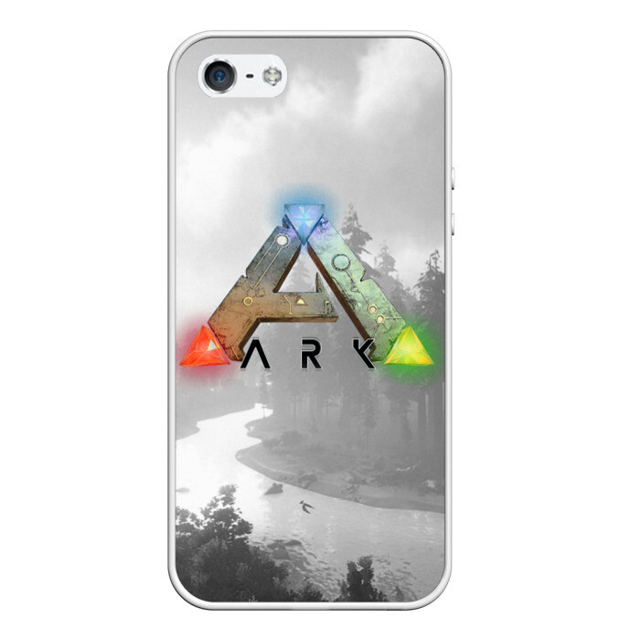 Чехол для iPhone 5/5S матовый Ark Survival Evolved фото
