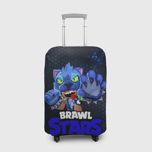 Чехол для чемодана 3D Brawl Stars Blue Hex фото