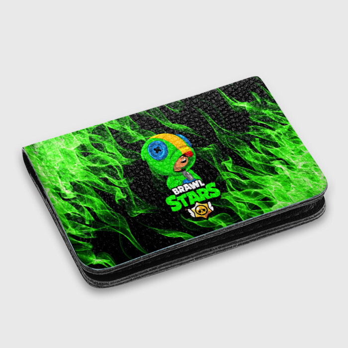 Картхолдер с принтом  BRAWL STARS LEON / ЛЕОН фото