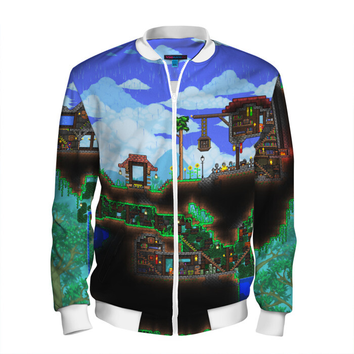Мужской бомбер 3D TERRARIA EXCLUSIVE фото