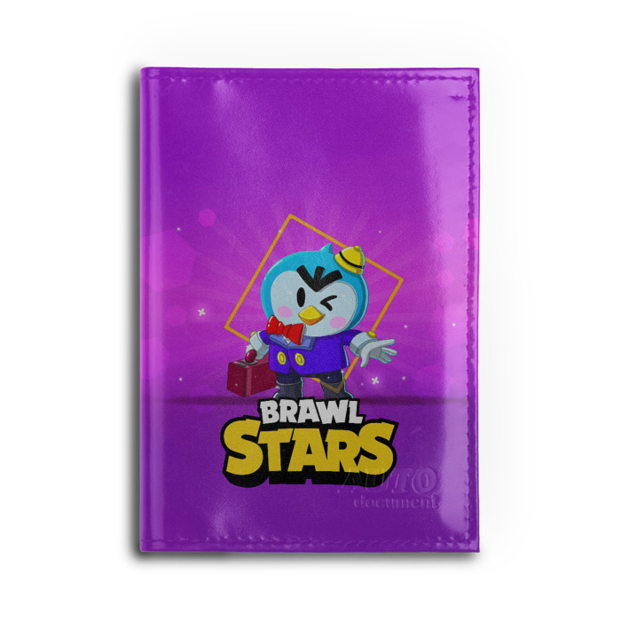 Обложка для автодокументов Brawl Stars. Mr. P фото