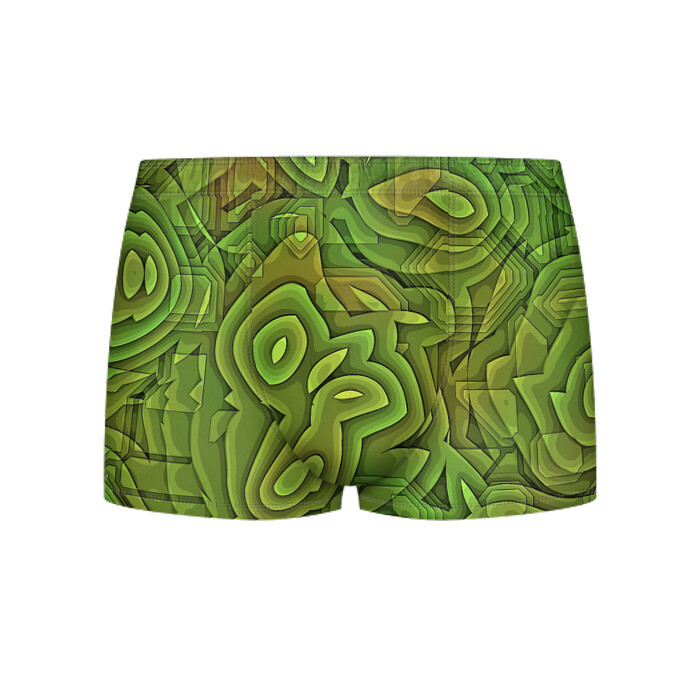 Мужские трусы 3D Необычный камуфляж фото