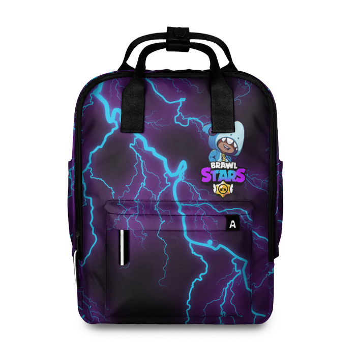 Женский рюкзак 3D Brawl Stars LEON SHARK фото