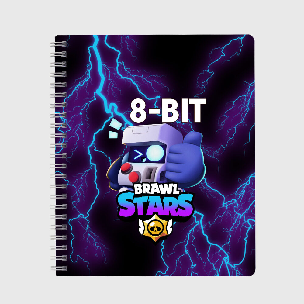 Тетрадь Brawl Stars 8-BIT фото
