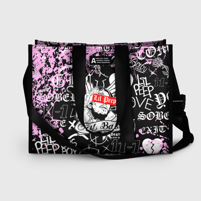 Сумка-шоппер 3D LIL PEEP фото