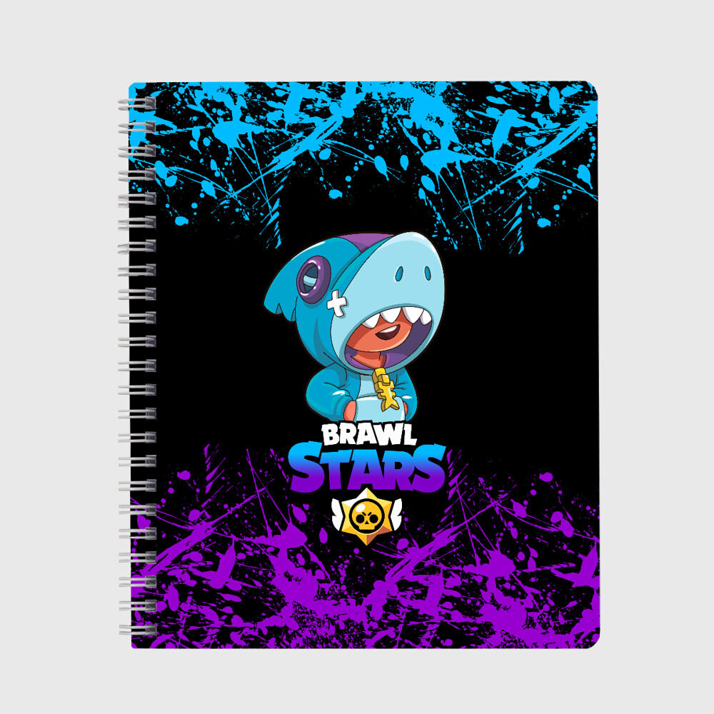 Тетрадь BRAWL STARS LEON SHARK фото
