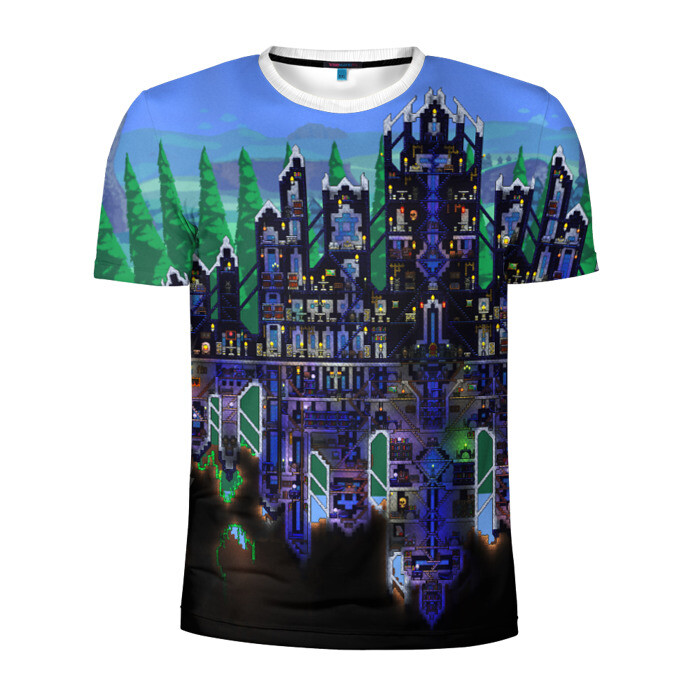 Мужская футболка 3D спортивная TERRARIA фото