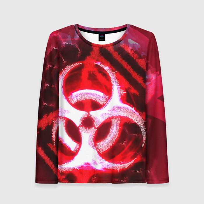 Женский лонгслив 3D Plague Inc LB (Oko) фото