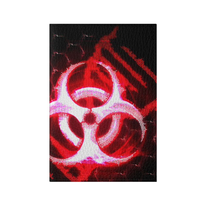 Обложка для паспорта матовая кожа Plague Inc ShB (Oko) фото