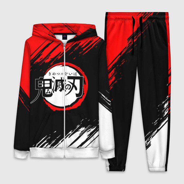 Женский костюм 3D Kimetsu no Yaiba полосатость фото