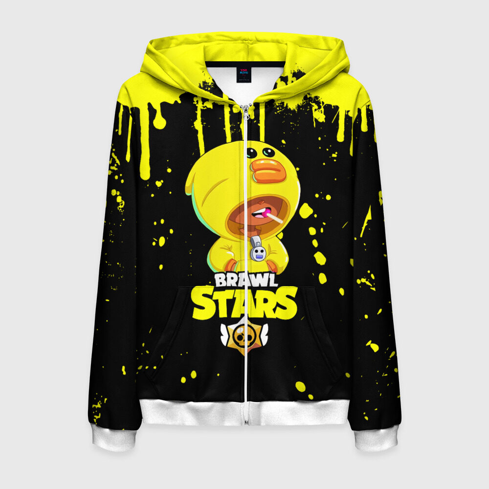 Мужская толстовка 3D на молнии Brawl Stars Sally Leon фото