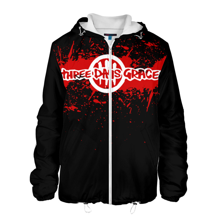 Мужская куртка 3D Three days grace фото