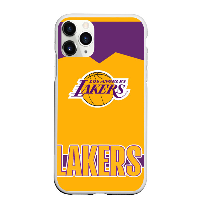 Чехол для iPhone 11 Pro матовый Los Angeles Lakers фото
