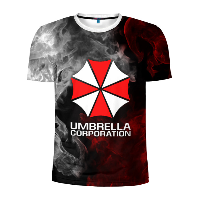 Мужская футболка 3D спортивная UMBRELLA CORP фото