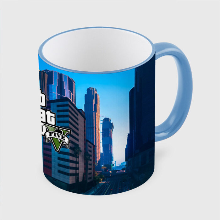 Кружка с полной запечаткой GTA 5 фото