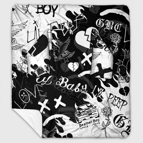 Плед с рукавами LIL PEEP фото
