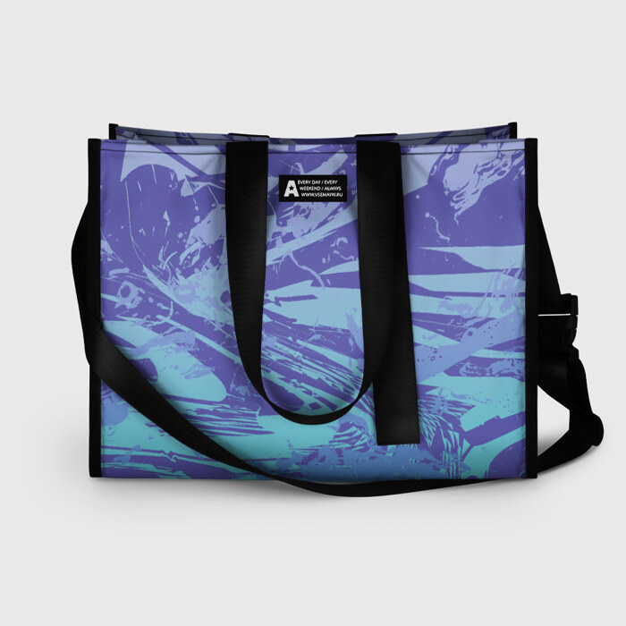 Сумка-шоппер 3D Разводы фото