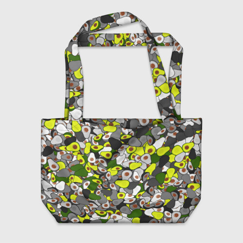 Пляжная сумка 3D Камуфляж с авокадо фото