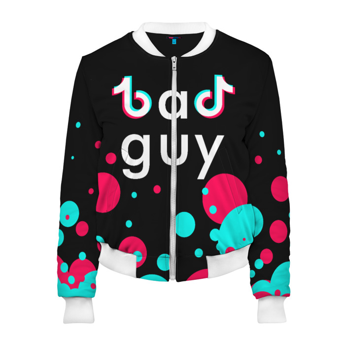 Женский бомбер 3D ТИК ТОК фото
