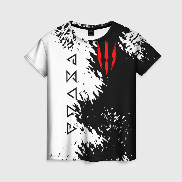 Женская футболка 3D THE WITCHER. фото