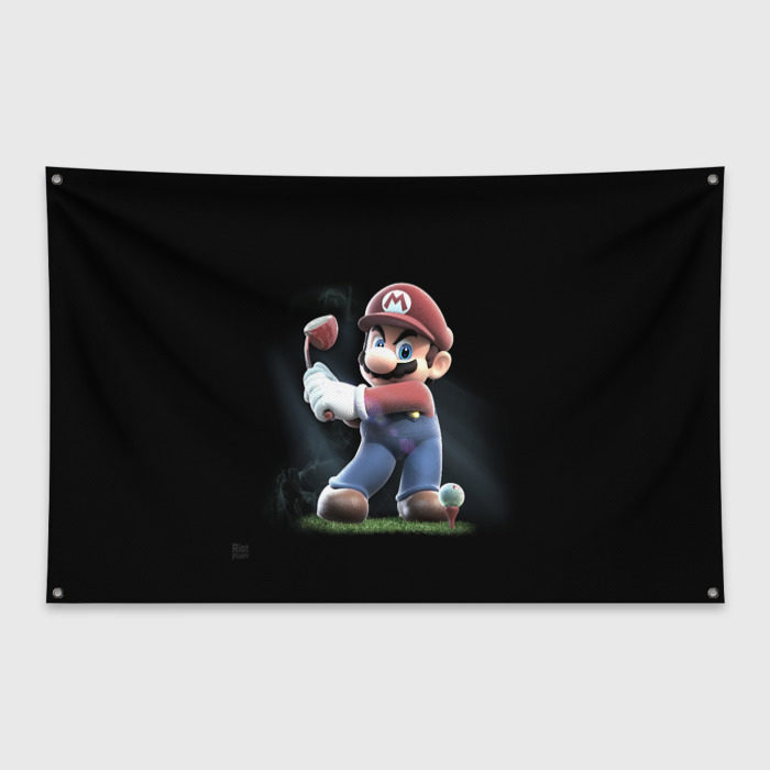Флаг-баннер Марио фото