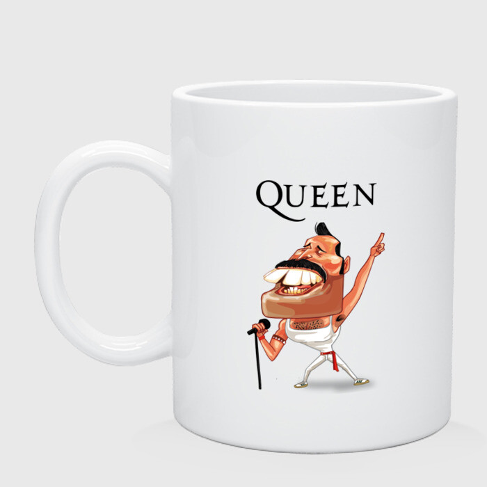 Кружка керамическая QUEEN фото