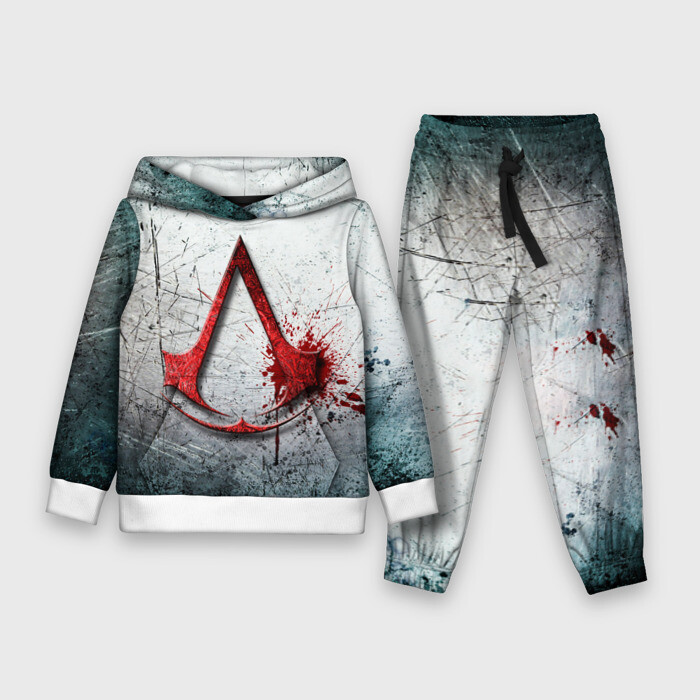 Детский костюм 3D (с толстовкой) Assassins Creed фото
