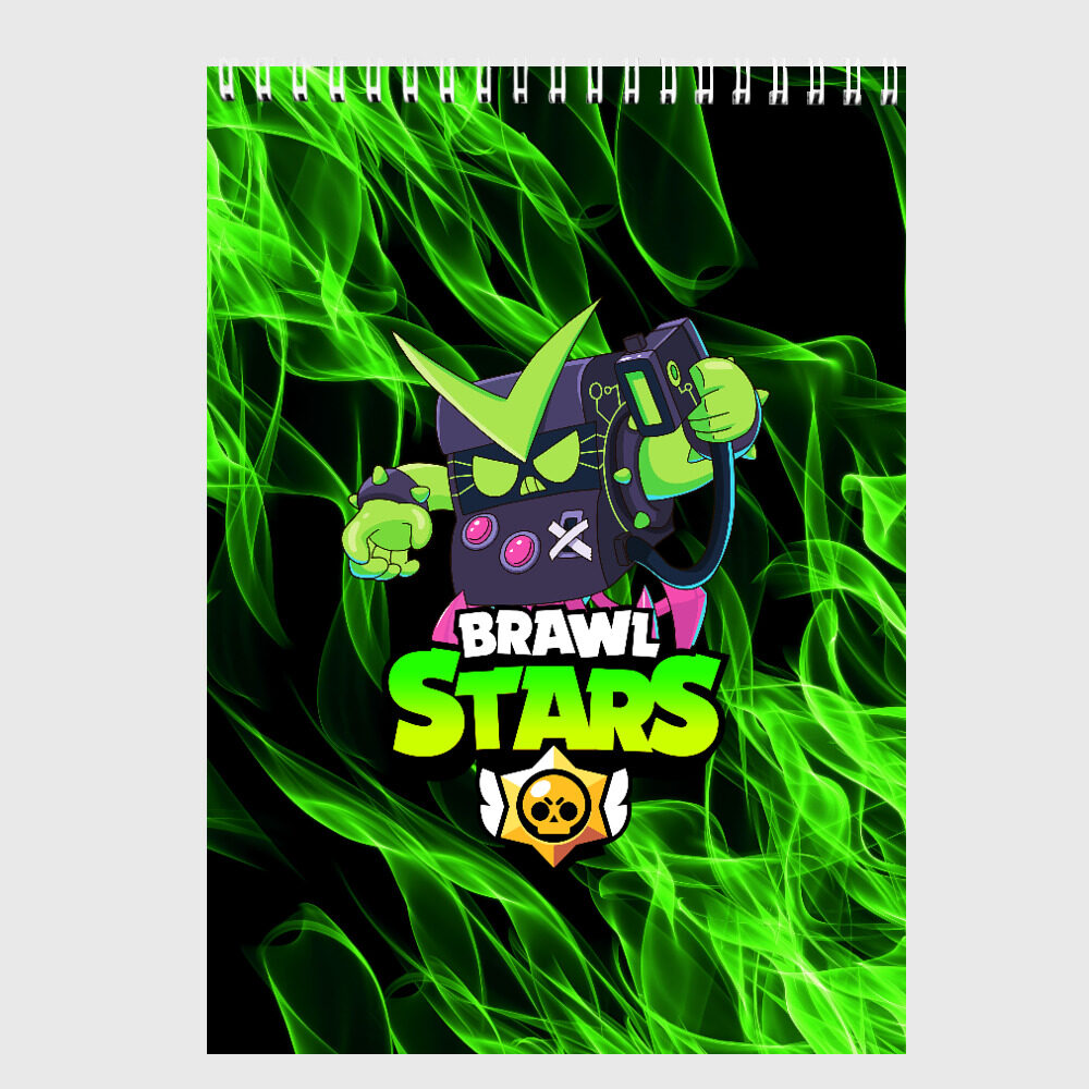 Скетчбук BRAWL STARS VIRUS 8-BIT фото
