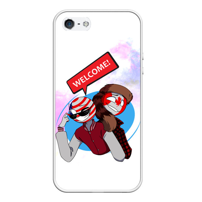 Чехол для iPhone 5/5S матовый Country Humans фото