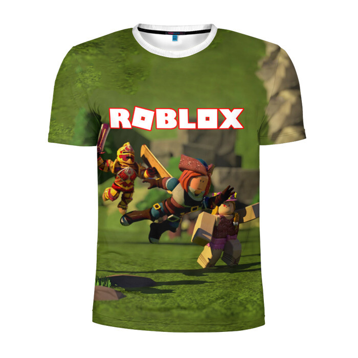 Мужская футболка 3D спортивная ROBLOX фото