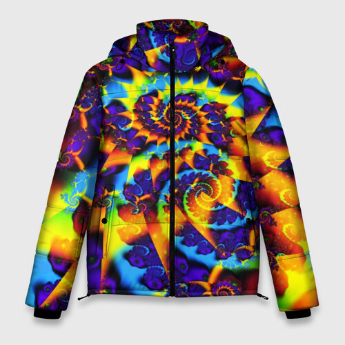 Мужская зимняя куртка 3D TIE-DYE COLOR фото