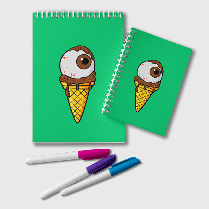 Блокнот Мороженое с глазом фото