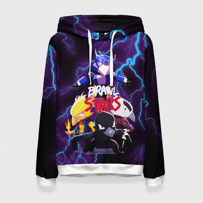 Женская толстовка 3D Brawl Stars CROW фото