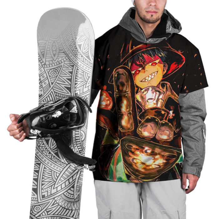 Накидка на куртку 3D Пламенная бригада пожарных фото