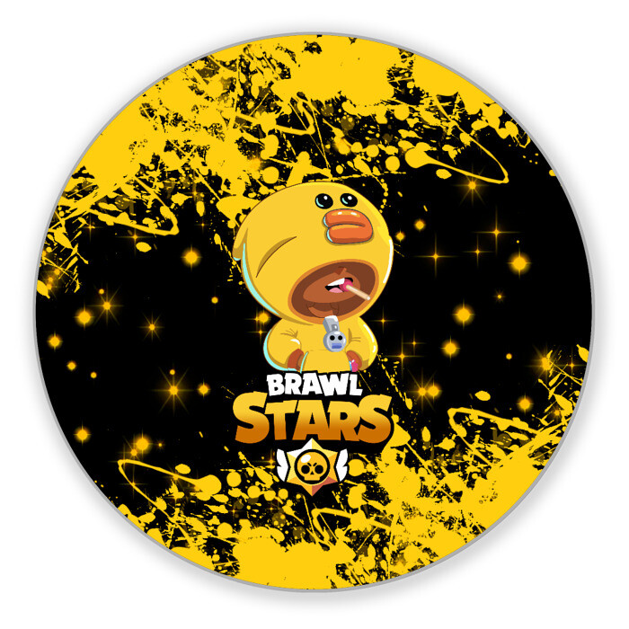 Коврик для мышки круглый Brawl stars sally leon. фото