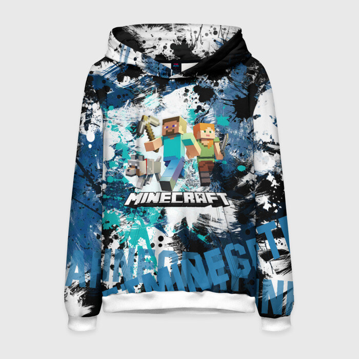 Мужская толстовка 3D Minecraft / Майнкрафт фото