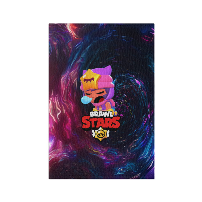 Обложка для паспорта матовая кожа BRAWL STARS SANDY фото