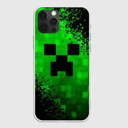 Чехол для iPhone 12 Pro MINECRAFT. фото