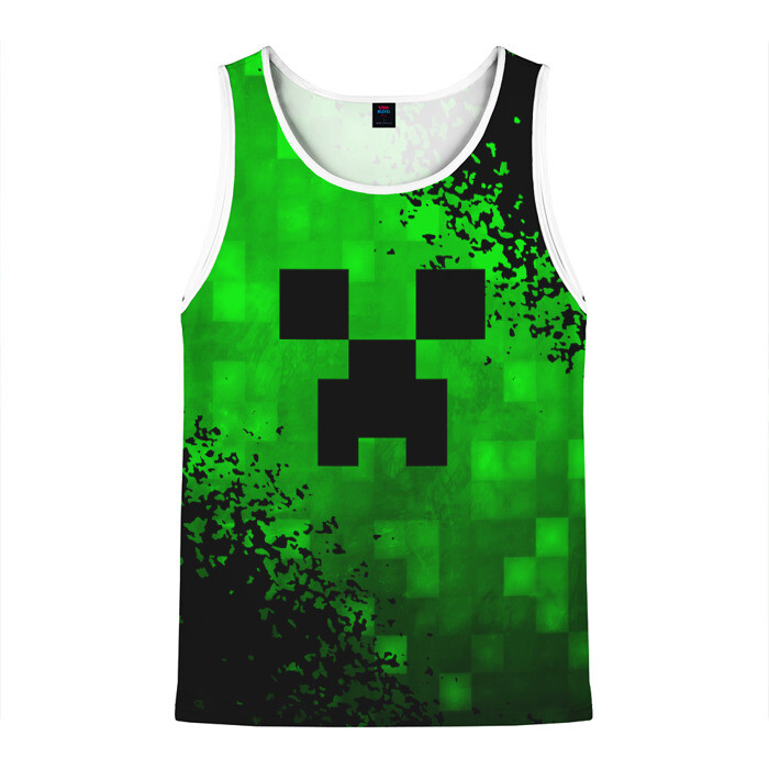 Мужская майка 3D MINECRAFT фото