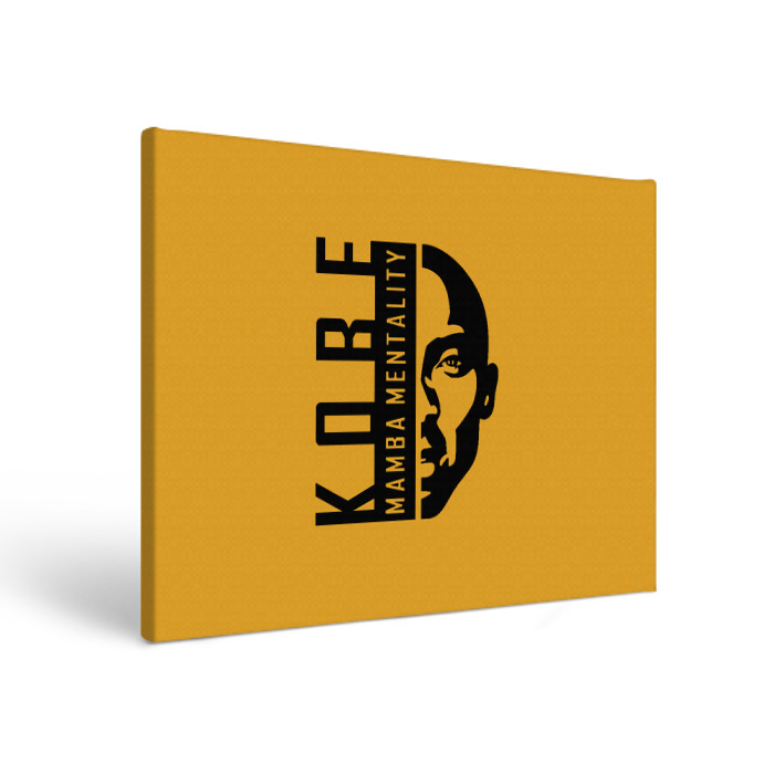 Холст прямоугольный Kobe Mamba mentality фото