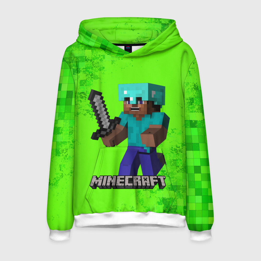 Мужская толстовка 3D MINECRAFT фото