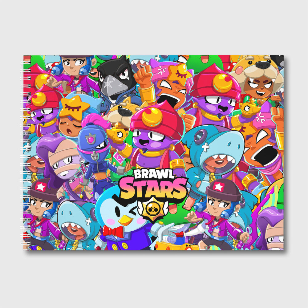 Альбом для рисования BRAWL STARS GENE фото