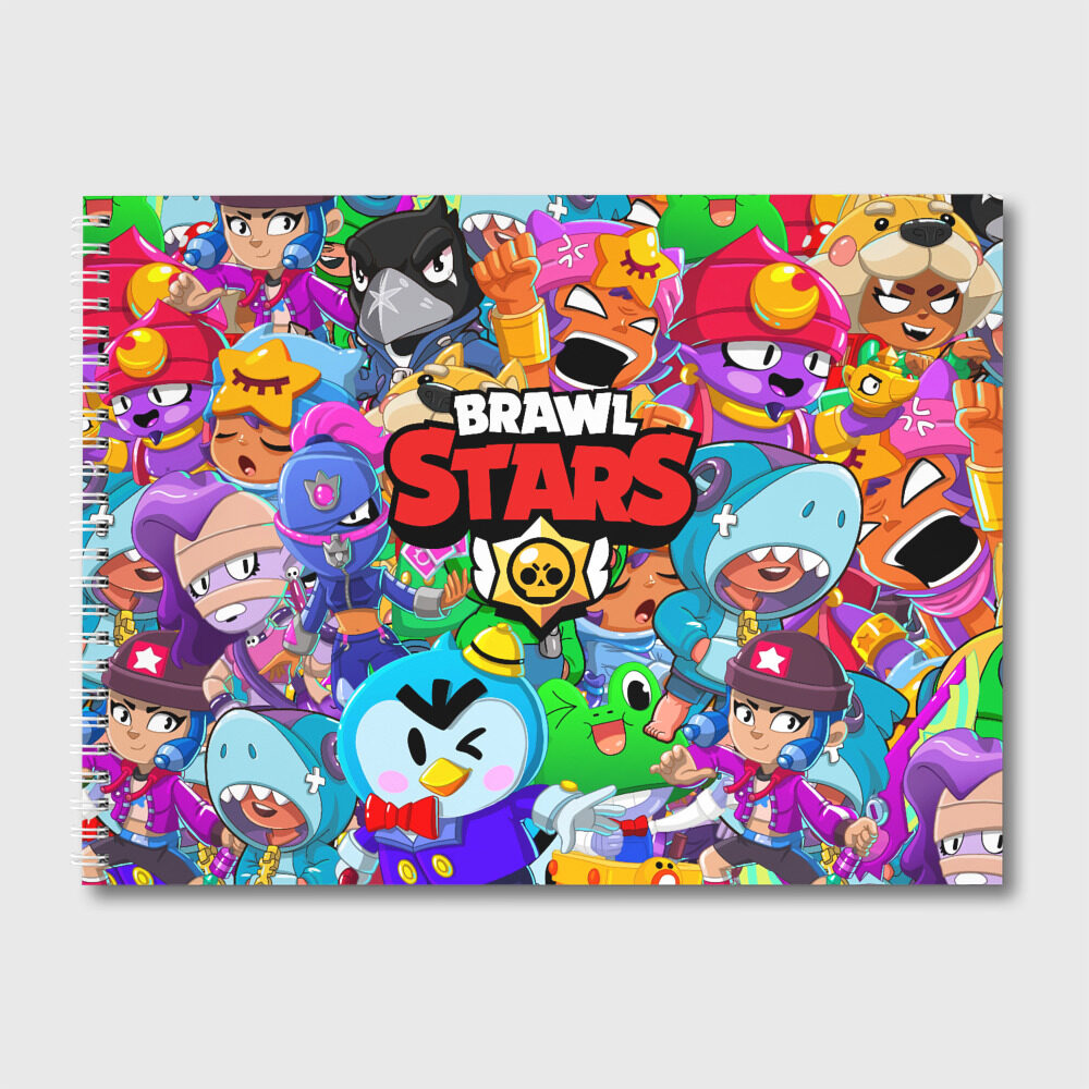 Альбом для рисования BRAWL STARS фото
