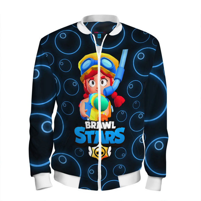 Мужской бомбер 3D Brawl Stars Summer Jessie фото
